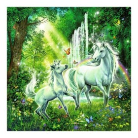 Puzzle unicorni 3x49 piese